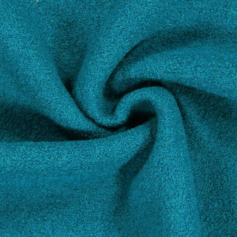 Loden de laine foulé – turquoise,  image number 2