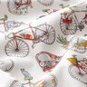 Tissu en coton Cretonne Vélos rétro – écru,  thumbnail number 2