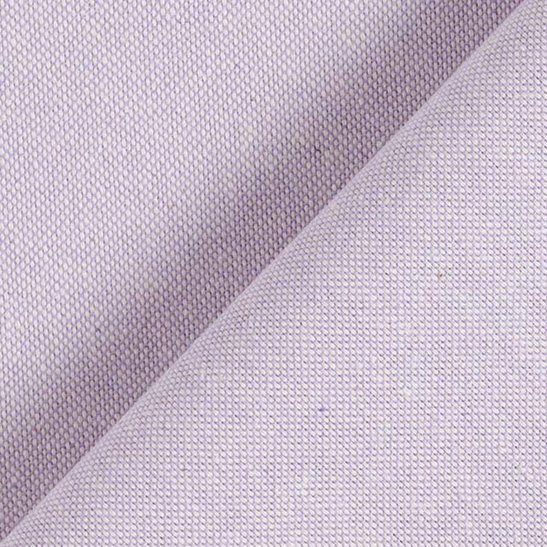 Tissu de décoration Semi-panama chambray recyclé – lilas pastel,  image number 3