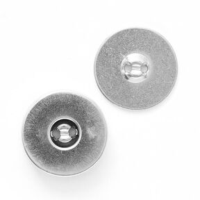 Bouton magnétique [ Ø18 mm ] – argent métallique, 