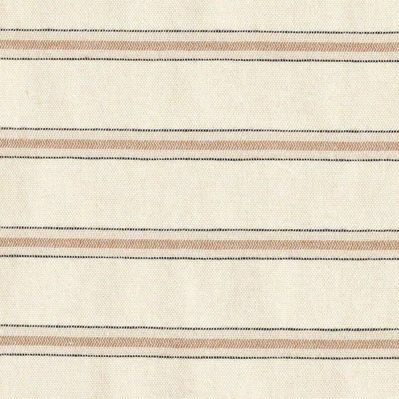 Tissu pour chemise en coton mélangé à fines rayures – beige/dune,  image number 1