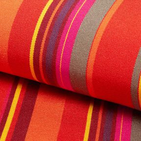 Extérieur Tissu pour chaise longue Rayures verticales 44 cm – rouge/lilas, 