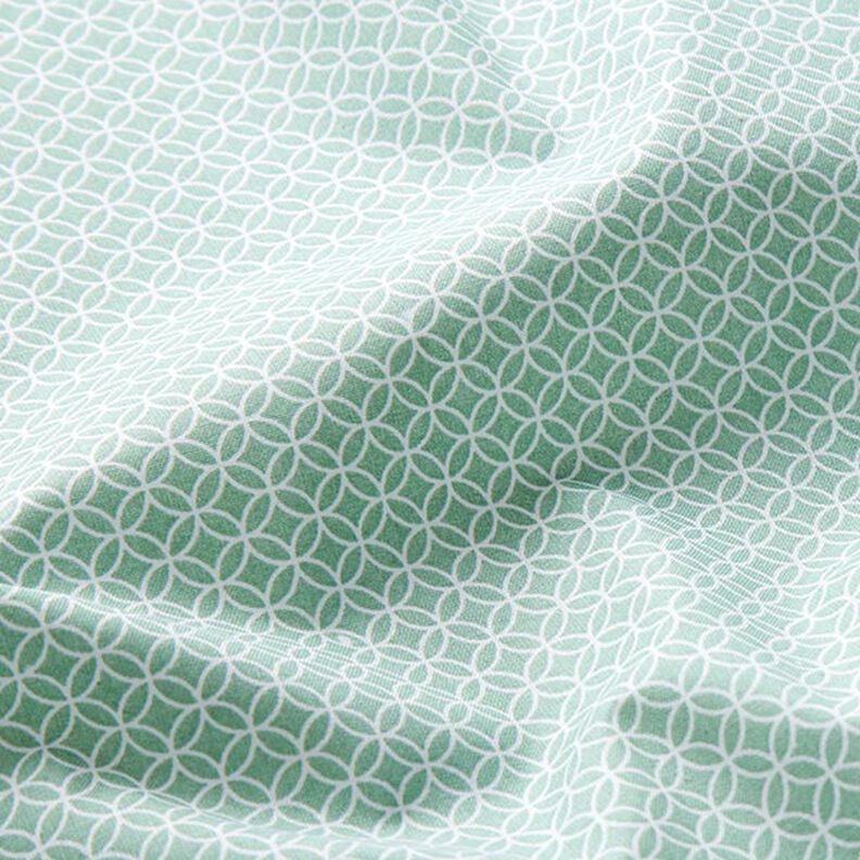 Tissu en coton Cretonne Motif petits carreaux – vert clair,  image number 2