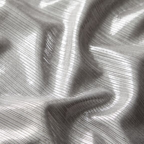 Jersey côtelé métallisé – argent métallisé, 
