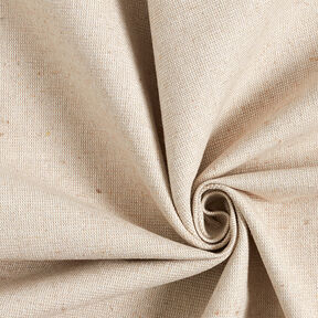 Tissu déco semi-panama nervuré en coton recyclé – beige, 