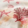 Tissu de décoration Canvas Collage marin – rouge/orange,  thumbnail number 2