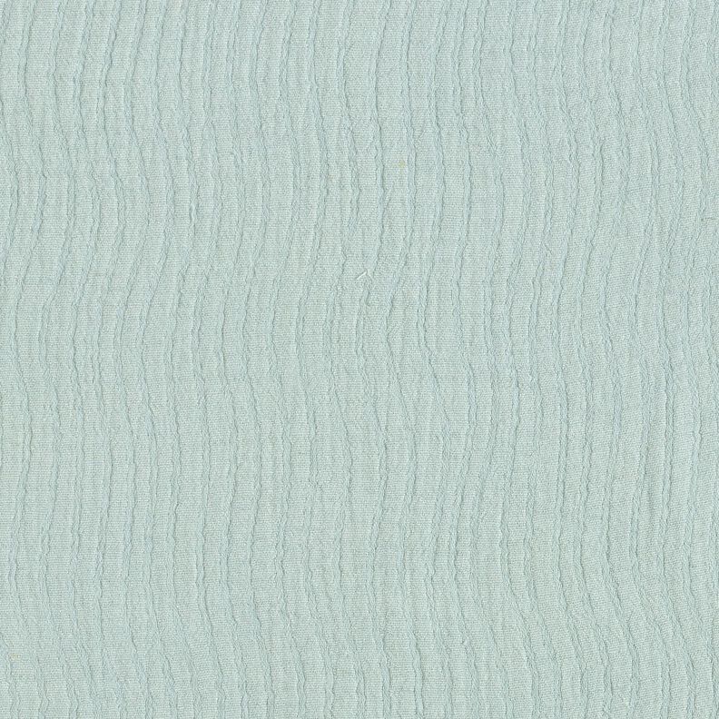 Mélange lin coton Jacquard Motif de vagues – menthe clair,  image number 3