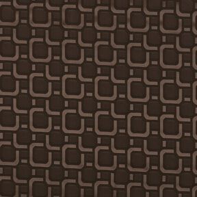 Tissu de doublure Jacquard Motif rétro – marron foncé, 