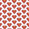 Popeline coton Logo Superman Tissu sous licence | DC Comics – blanc,  thumbnail number 1