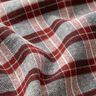 Flanelle Carreaux et chevrons – rouge bordeaux/gris foncé,  thumbnail number 2