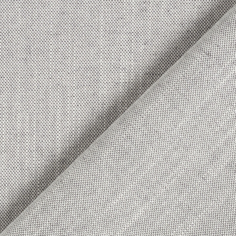 Tissu de décoration Semi-panama Structure légère – gris schiste/beige clair,  image number 4