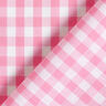 Tissu en coton Vichy à carreaux 1 cm – rose/blanc,  thumbnail number 4