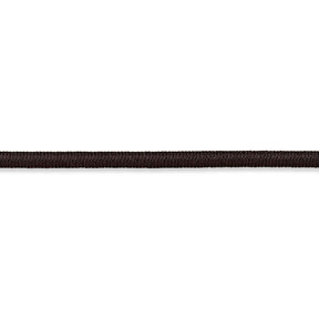 Cordelette en caoutchouc [Ø 3 mm] – marron noir, 
