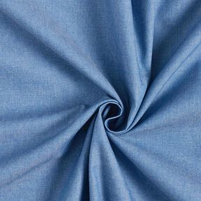 Chambray coton aspect jean – bleu, 