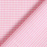 Tissu en coton Vichy à carreaux 0,2 cm – rose/blanc,  thumbnail number 4
