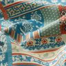 Tissu en coton Cretonne Patchwork floral – bleu,  thumbnail number 2