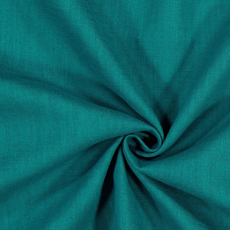 Tissu de lin en ramie mélangée medium – sapin bleu,  image number 1