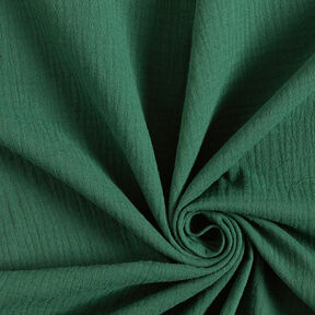 Tissu double gaze de coton – vert foncé, 