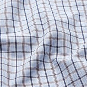 Tissu pour chemise à carreaux classiques – bleu clair/bleu marine, 