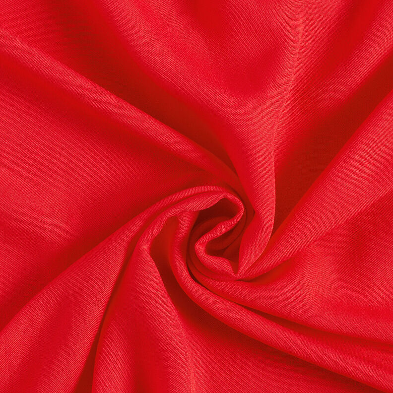 Viscose mélangée unie, armure toile – rouge,  image number 1