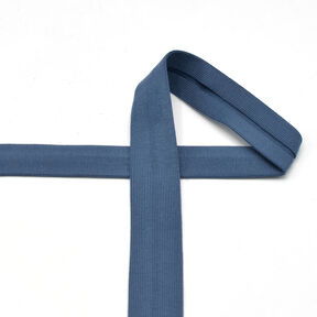 Biais Jersey coton [20 mm] – bleu jean, 