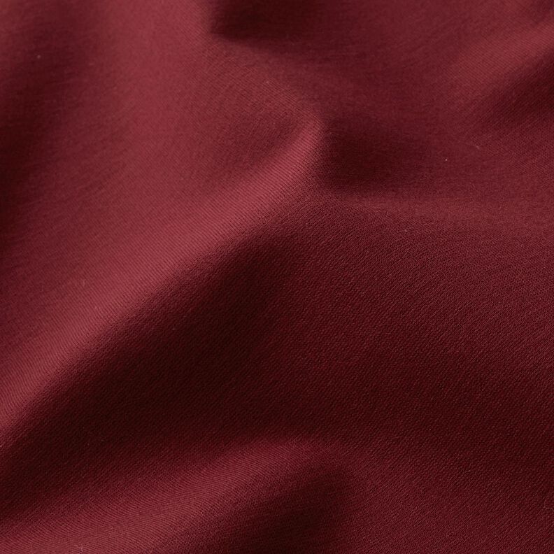 Jersey romanite uni – rouge bordeaux,  image number 2