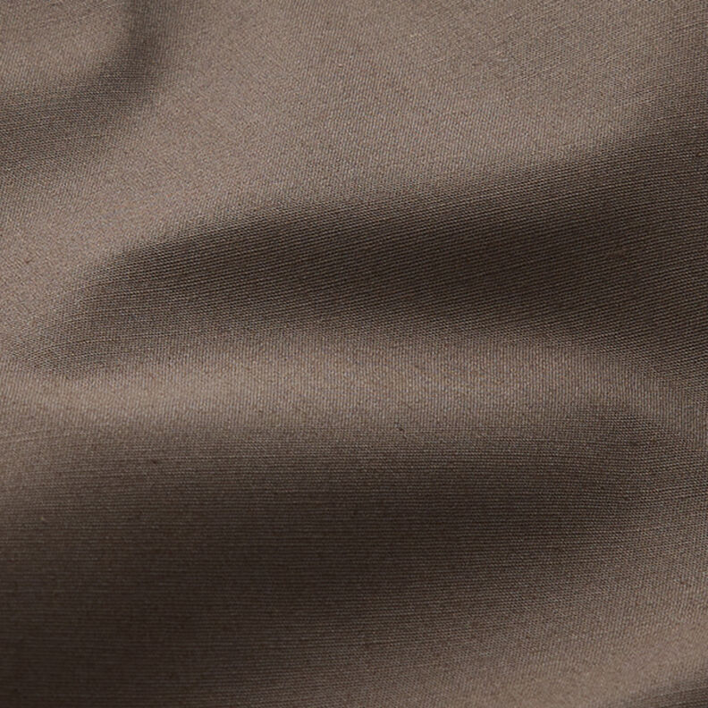 Coton stretch uni – marron noir,  image number 2
