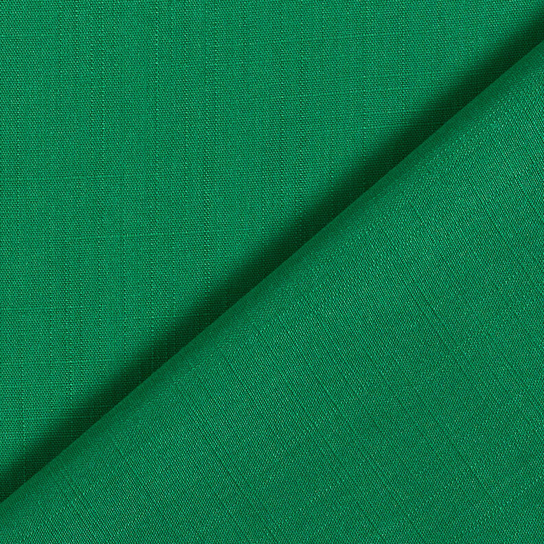 Tissu en viscose aspect lin – vert sapin,  image number 4