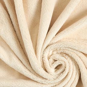 Tissu éponge douillet Bambou Uni – sable, 