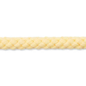 Cordon en coton [Ø 7 mm] – jaune vanille, 