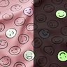 Jersey coton Smiley scintillant dans la nuit – vieux rose,  thumbnail number 3