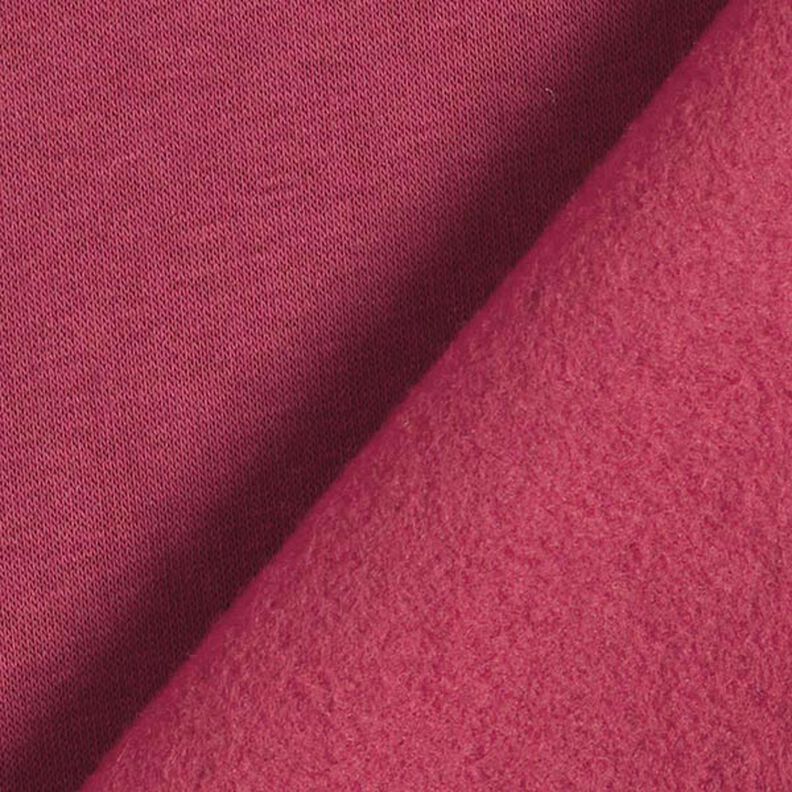 Sweatshirt gratté – framboise,  image number 5