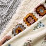 Lainage manteau peluche et broderie florale – blanc,  thumbnail number 6