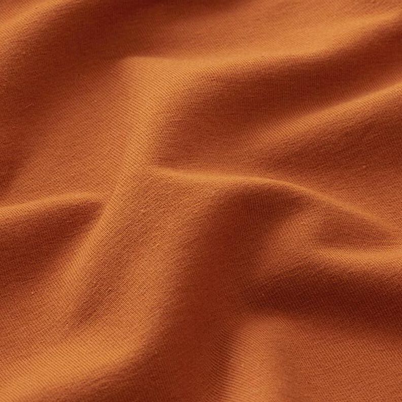 Molleton coton léger uni – caramel,  image number 4