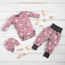 Jersey coton Smiley scintillant dans la nuit – vieux rose,  thumbnail number 7