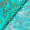 Voile de viscose Branches colorées – bleu aqua/pourpre,  thumbnail number 4