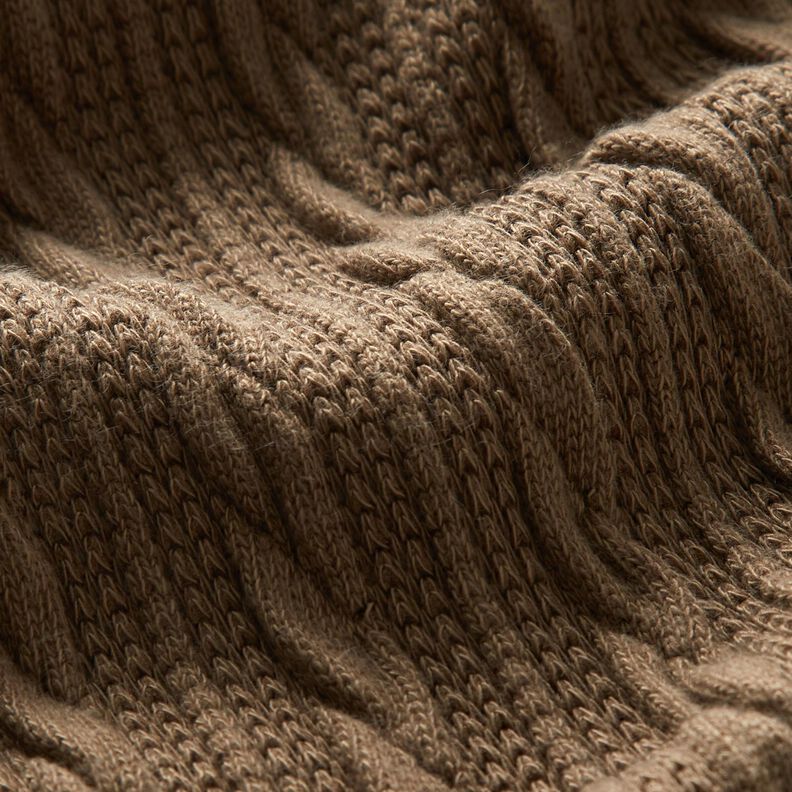 Tricot Cloqué Torsades – dune,  image number 2