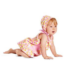 Bébés : Combinaison / Robe / Culotte, Burda 9462, 