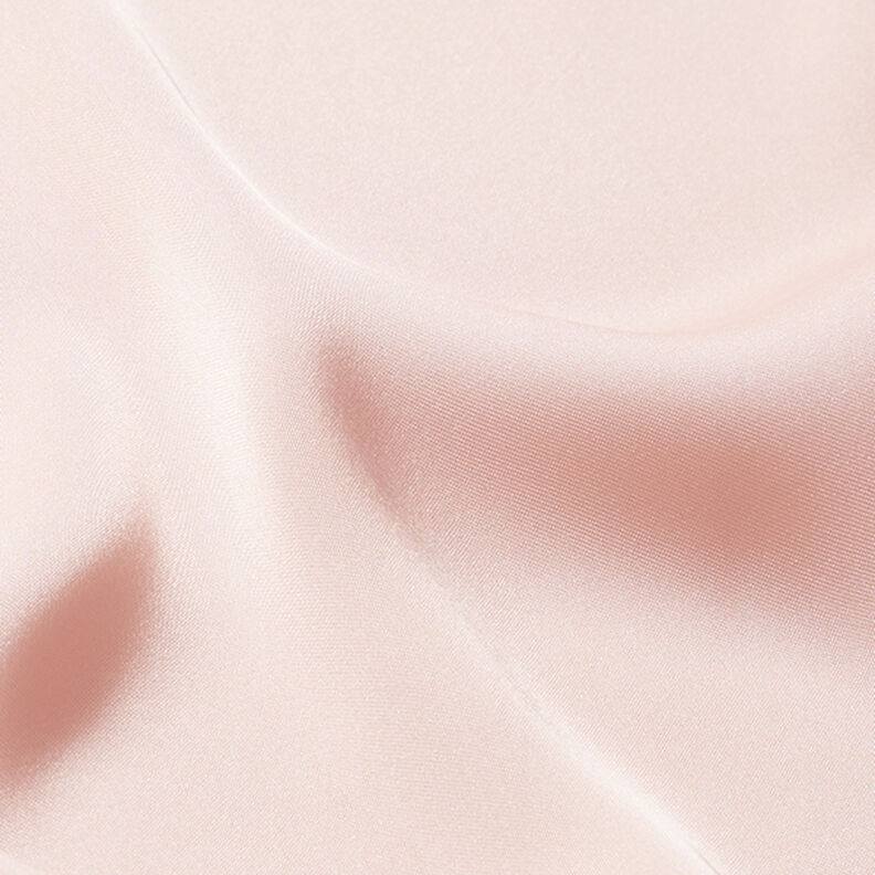 Satin polyester uni – rosé,  image number 2