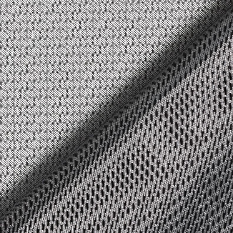 Tissu de doublure Jacquard Rayures zigzag – gris clair,  image number 3