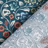 Tissu en coton Cretonne Vrilles de fleurs – pétrole/taupe clair,  thumbnail number 4