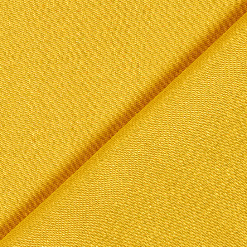 Tissu en viscose aspect lin – jaune curry,  image number 4