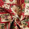 Tissu de décoration Gobelin Motifs de Noël – crème/rouge,  thumbnail number 3