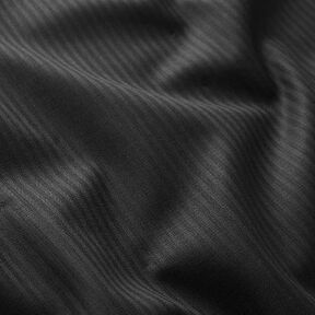 Tissu pour chemise Fines rayures – noir, 