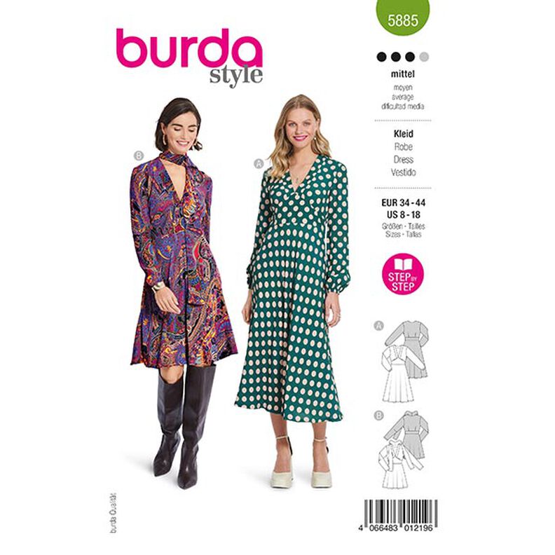 Robe | Burda 5885 | 34-44,  image number 1