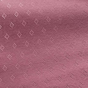 Jersey finement tricoté à motif ajouré – violet pastel, 