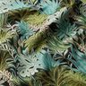 Tissu de décoration Jacquard Feuilles de la jungle – noir/vert,  thumbnail number 2