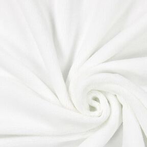 Tissu éponge Bambou – blanc, 