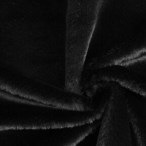 Tissu de revêtement Fourrure synthétique – noir, 