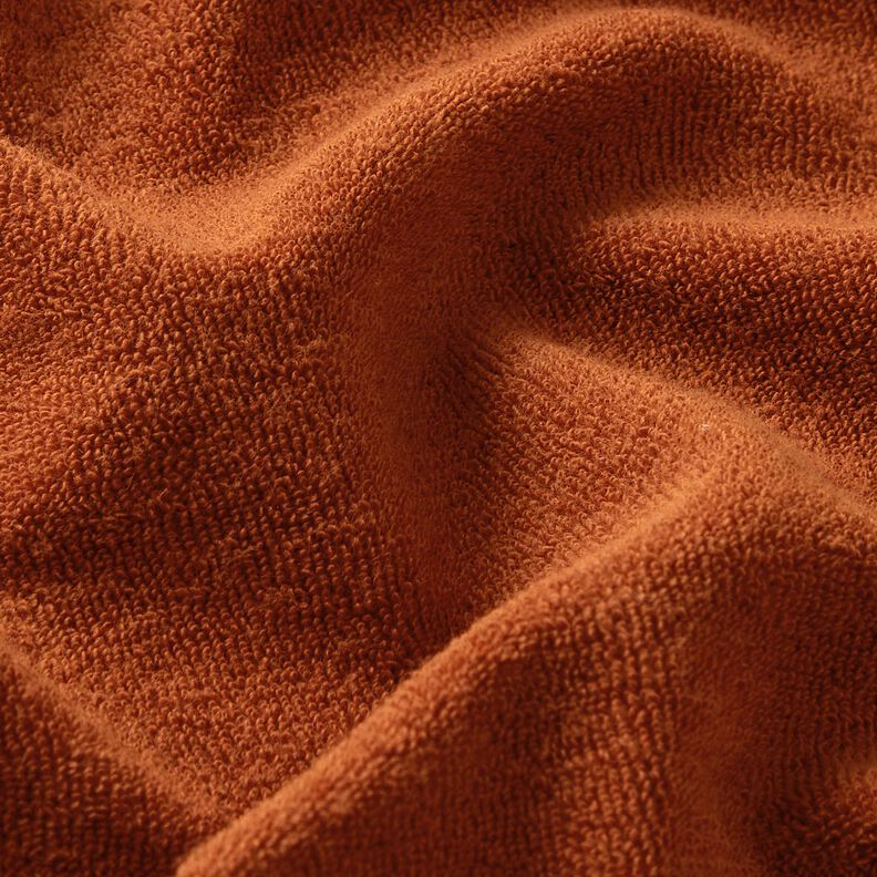 Tissu éponge Stretch Uni – terre cuite,  image number 2